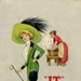 Postcard front: "IT" While Mother Works; "National" Series; c.1915; GWL-2024-77-32