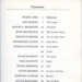 Contents page: Writing Women Vol. 2 No. 3; March 1983; GWL-2025-116-4