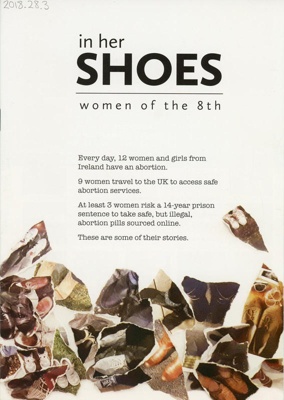 Booklet (front cover): In Her Shoes: Women of the 8th; In Her Shoes; 2018; GWL-2018-28-3