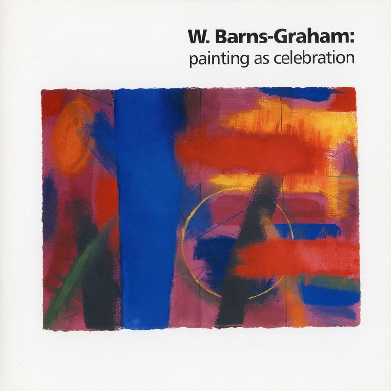 Catalogue cover (front): W. Barns-Graham: painting as celebration; Crawford Arts Centre; 2001; GWL-2022-30-18