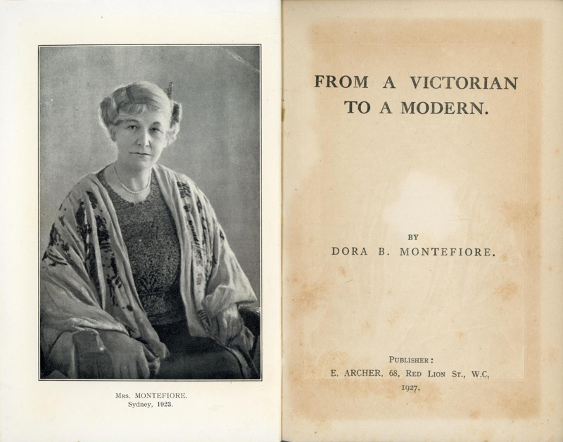 Title page: From a Victorian to a Modern; Montefiore, Dora B.; 1927; GWL-2025-65-4