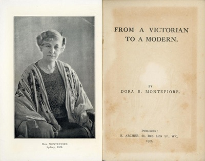 Title page: From a Victorian to a Modern; Montefiore, Dora B.; 1927; GWL-2025-65-4