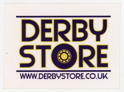 Sticker: Derby Store; Derby Store; c.2010s; GWL-2025-118-64