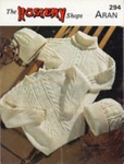 Knitting pattern: Aran Sweaters; The Hosiery Shops No. 294; GWL-2022-15-33