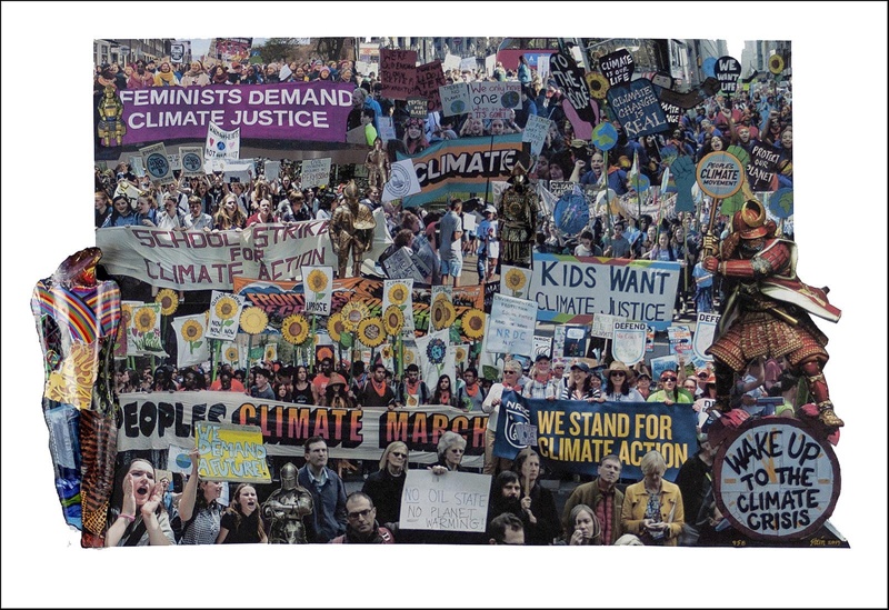 Climate March 1052; Stein, Linda; 2019; GWL-2023-9-3. Photo credit: Have Art: Will Travel Inc.