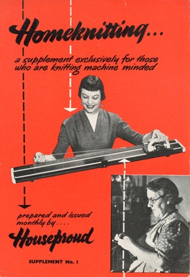 Magazine supplement: Homeknitting No. 1; Compendium Publishing Co Ltd; Nov 1954; GWL-2022-130-1