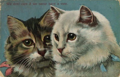 Postcard: We don't care if we never have a vote; B.B. London; GWL-2015-6-1