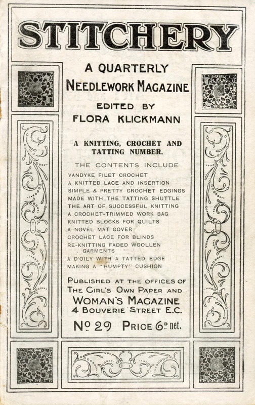 Magazine: Stitchery No. 29; Klickmann, Flora; c.1920; GWL-2014-24-1