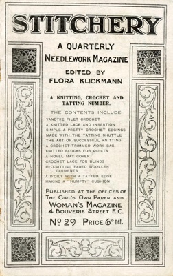 Magazine: Stitchery No. 29; Klickmann, Flora; c.1920; GWL-2014-24-1