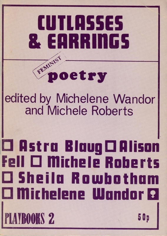 Booklet cover: Cutlasses & Earrings; Wandor, M. & Roberts, M.; 1977; 0 904732 01 0; GWL-2022-20-2