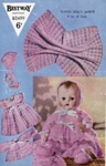 Knitting pattern: Doll's Layette; Bestway Knitwear B2499; GWL-2016-95-108