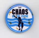 Badge: Chaos on the Clyde; Glasgow Roller Derby; GWL-2019-59-54