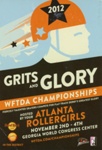 Postcard front: Grits and Glory; Atlanta Roller Derby; Nov 2012; GWL-2019-59-44