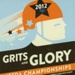 Postcard front: Grits and Glory; Atlanta Roller Derby; Nov 2012; GWL-2019-59-44