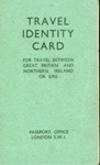 Cover of travel ID card belonging to Agnes Conway, Glasgow
