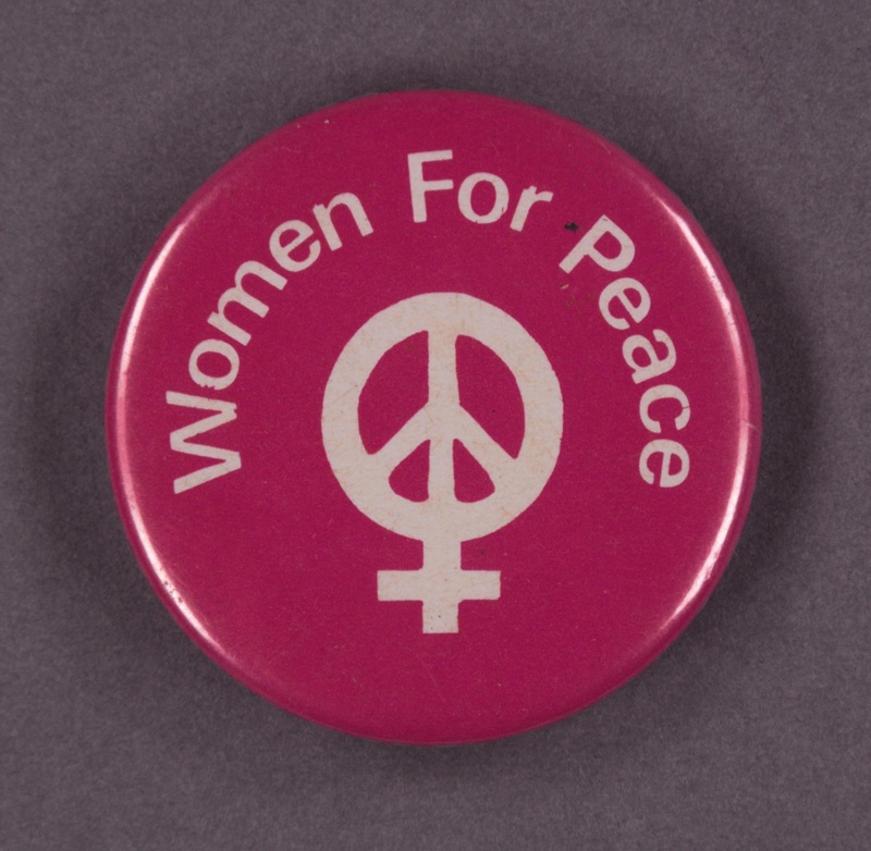 Badge: Women for Peace; GWL-2013-59-5