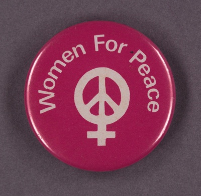 Badge: Women for Peace; GWL-2013-59-5