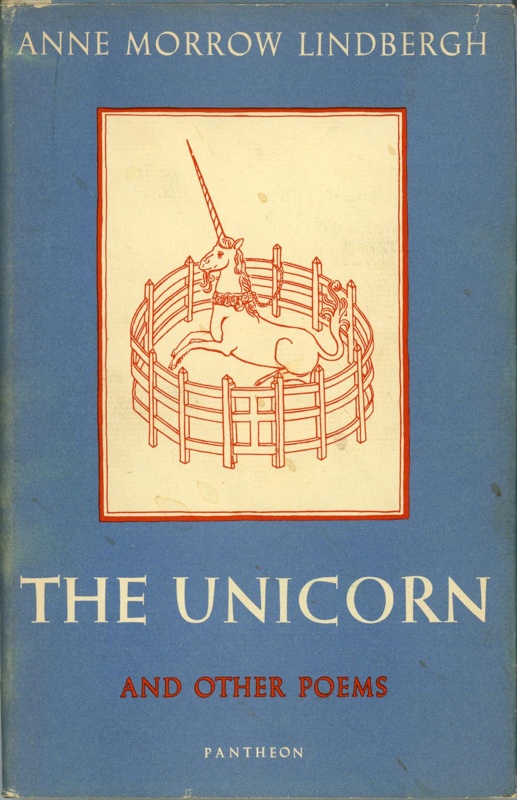Front cover: The Unicorn and Other Poems; Lindbergh, Anne Morrow; 1956; GWL-2024-35-3