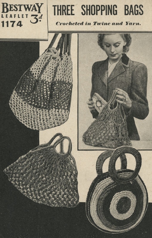 Crochet pattern: Shopping Bags; Bestway Leaflet No. 1174; GWL-2016-95-41