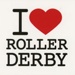 Postcard (front): I HEART ROLLER DERBY; Stuttgart Valley Rollergirlz; GW-2020-35-30