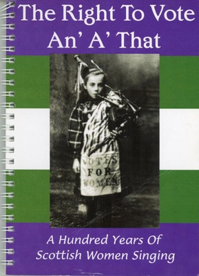 Front cover: The Right To Vote An' A' That; Owens, Rosemary; 1975; GWL-2025-111-1