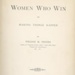Title page: Women Who Win; Mossman, Samuel; 1898; GWL-2025-89-3