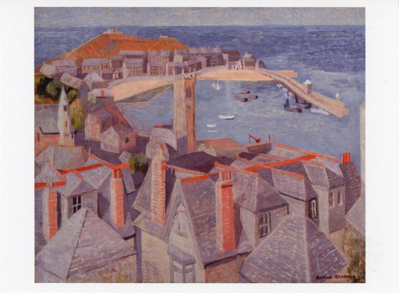 Postcard: View of St. Ives, 1940; Barns-Graham, Wilhelmina; GWL-2022-30-49
