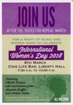 Flyer: International Women's Day 2018; SIPTU / ICTU; 2018; GWL-2022-152-36