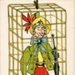 Postcard front: A Bird in a Gilded Cage; Havelock Lonsdale; c.1913; GWL-2024-77-23