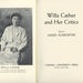 Title page: Willa Cather and Her Critics; Schroeter, James; 1967; GWL-2025-86-4