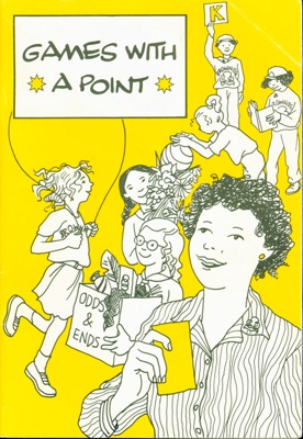 Front cover of "Games With A Point" featuring young women engaging in different activities