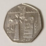 Coin: Commemorative 50 pence; 2003; GWL-2016-126