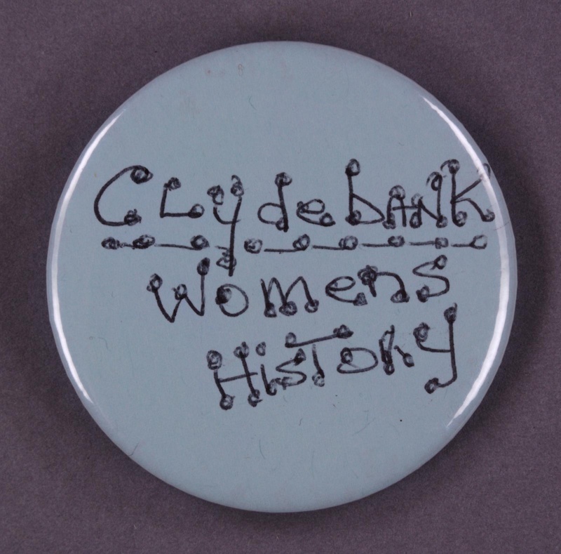 Badge: Clydebank Women's History; 2013; GWL-2013-31-5