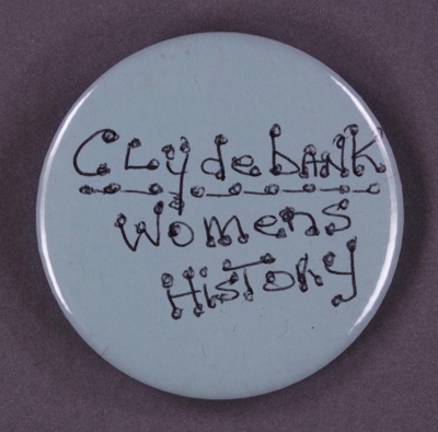 Badge: Clydebank Women's History; 2013; GWL-2013-31-5