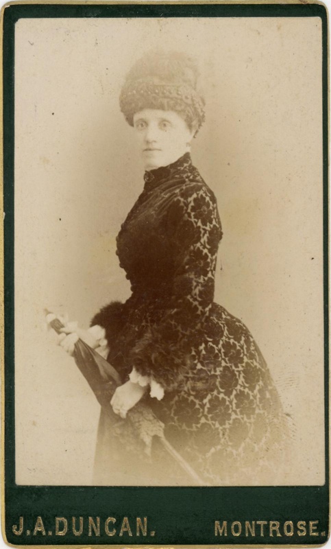 Carte de Visite photograph: unidentified woman; J.A. Duncan; c.1870-1889; GWL-2022-148-2