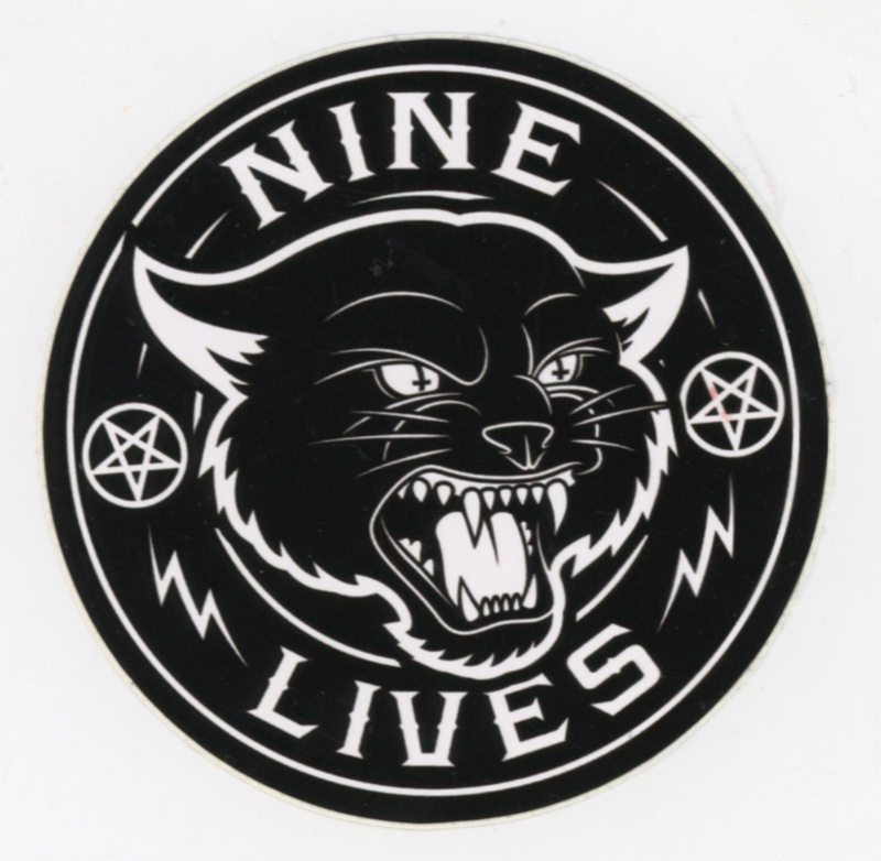 Sticker: Nine Lives; c.2010s; GWL-2025-118-71