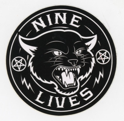 Sticker: Nine Lives; c.2010s; GWL-2025-118-71