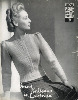 Knitting pattern: Lesley Jumper; Lister No. 923; GWL-2015-34-18