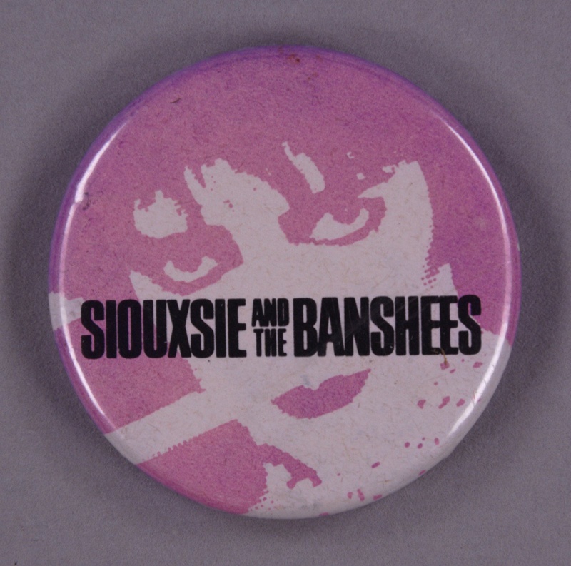 Badge: Siouxsie and the Banshees; GWL-2013-29-1