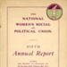 Front cover: NWSPU Fifth Annual Report; The Women's Press; 1911; GWL-2022-59-5-1