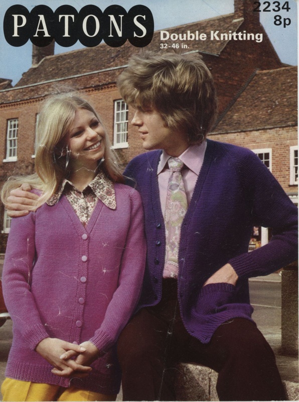 Knitting pattern: His and Hers Cardigans; Patons & Baldwins Booklet 2234; GWL-2021-4-25