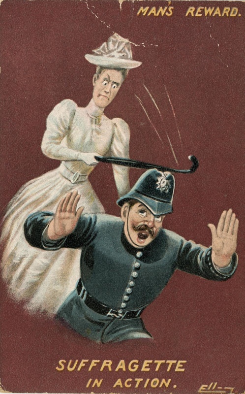 GWL-2026-25-2: Postcard front: Man's Reward; c.1907