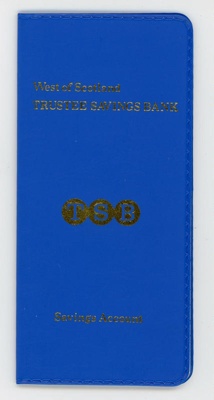 Savings Account Passbook: Agnes Conway; TSB Bank; 1980-81; GWL-2016-43-2-13