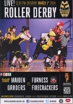 Programme: Maiden Grrders vs Furness Firecrackers; Glasgow Roller Derby; c.2014; GWL-2025-119-30