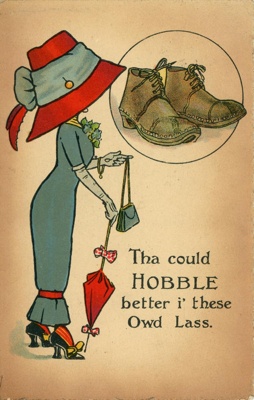 Postcard front: Tha Could HOBBLE Better...; Carter, Reg; c.1911; GWL-2024-77-42