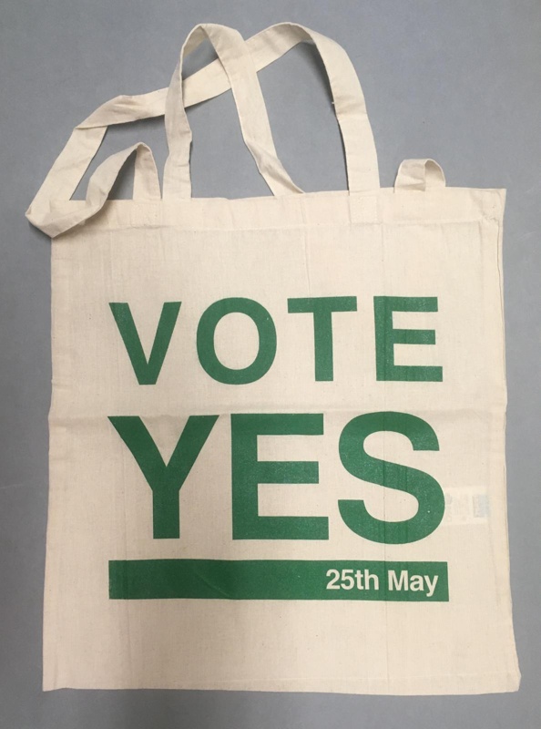 Tote bag: VOTE YES 25th May; Bags by Jassz; 2018; GWL-2018-25 