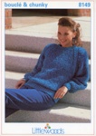 Knitting pattern: Raglan Sweater; Littlewoods No. 8149; c.1980s; GWL-2022-134-9