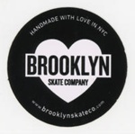 Stickers: Brooklyn Skate Company; Brooklyn Skate Company; c.2010s; GWL-2025-118-61