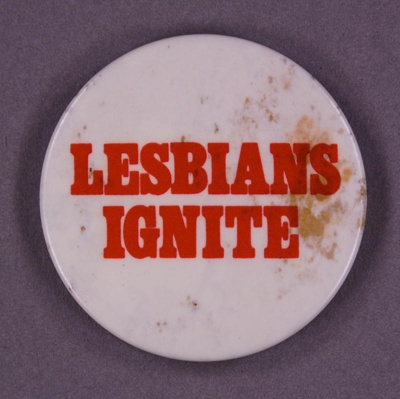 Badge: Lesbians Ignite; GWL-2015-111-3