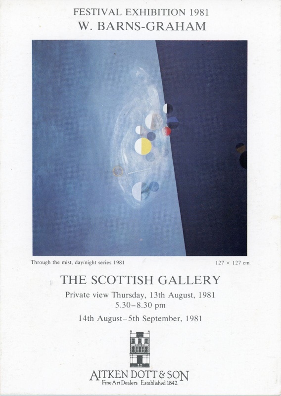 Catalogue cover: Festival Exhibition; The Scottish Gallery; 1981; GWL-2022-30-9